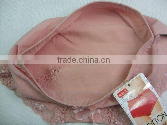 0.63USD Fashional Design Big Waist Size Colourful 100% Good Cotton Top Flexible Indian Ladies Panties(jlhnk096)