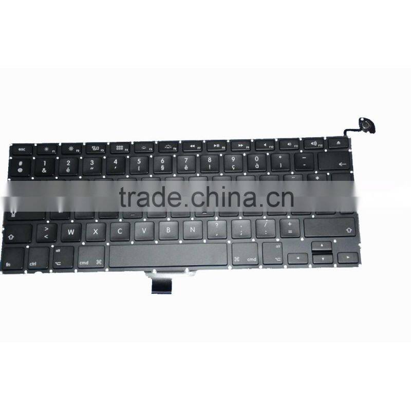 Shenzhen New FR french Layout Laptop Replacement Keyboard For Laptop Apple MacBook Pro 13" A1278 2009-2012