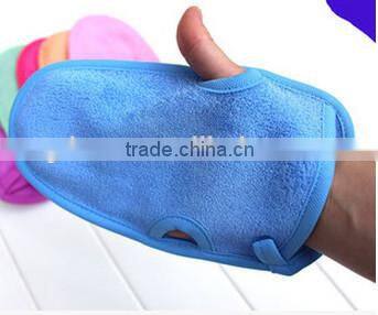 Hot Sale Exfoliating Nature Hemp Bath Gloves For Bathroom