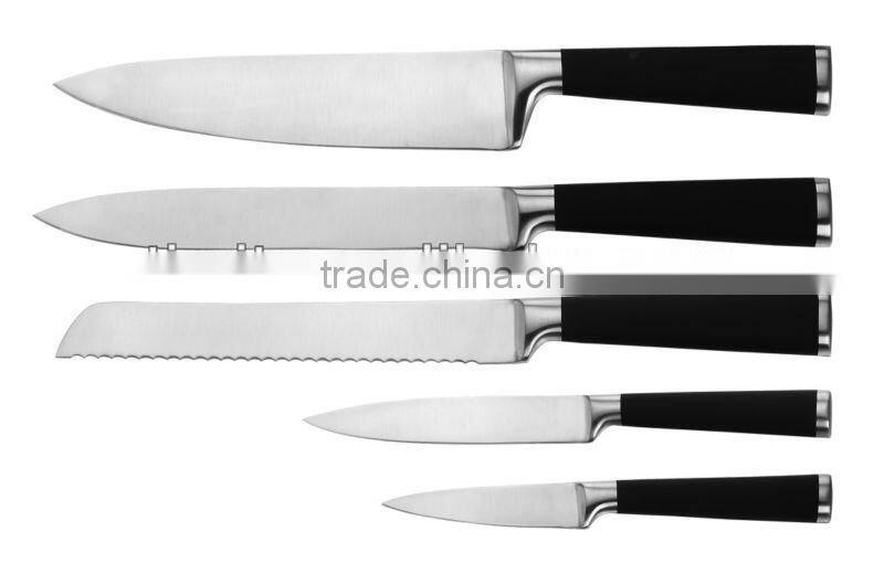 430 HANDLE STAINLESS STEEL 6PCS KITCHEN KNIFE SET
