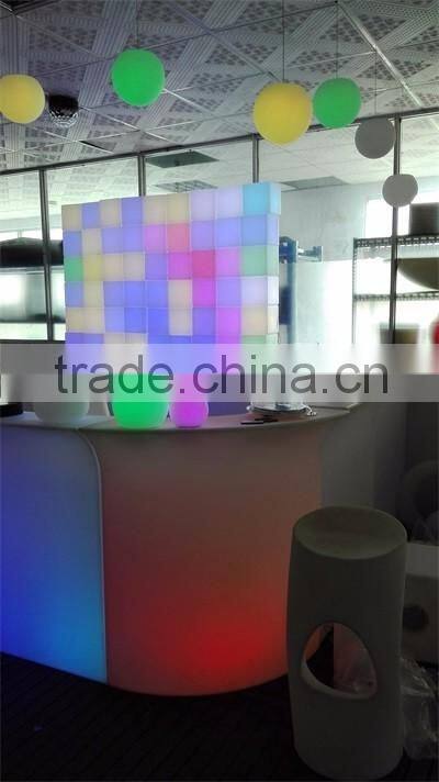 led lounge chiar led bar tables and chairs waterproof led light with remote control