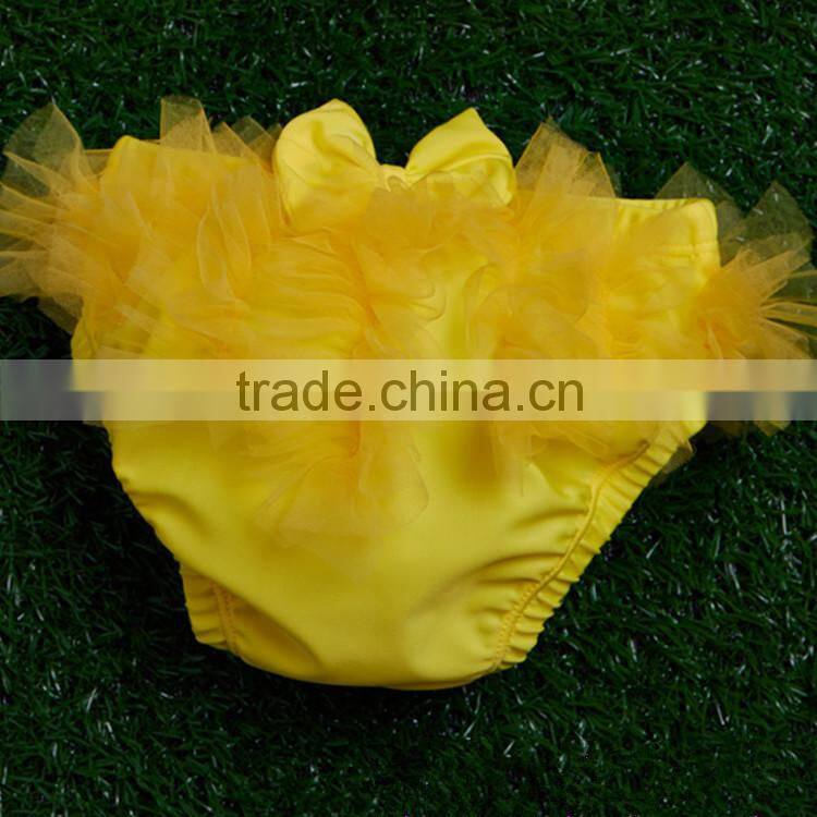 2015 Hot Sale Top Quality Girl Swimpants Korean Style Baby Lace Swimpants For Children Wear