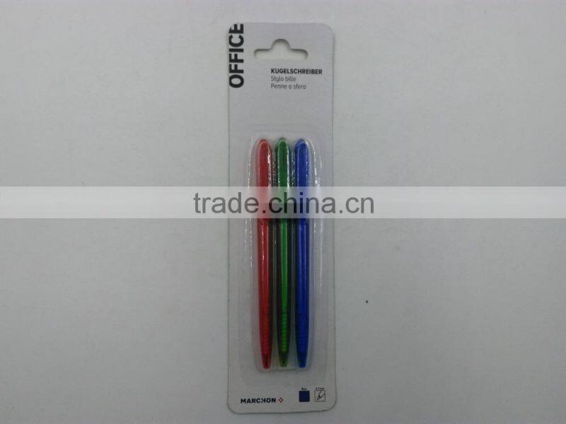 promotional ball pen platic school retractable pen