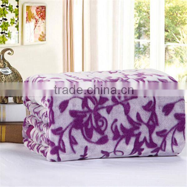China supply Soft feel comfortable home blanket fleece