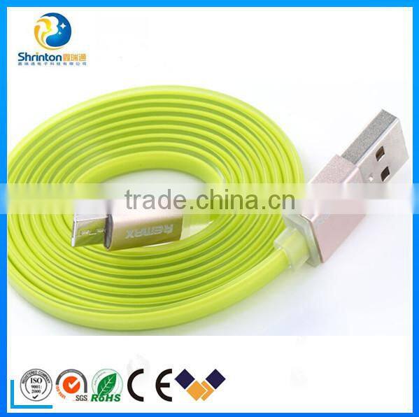 Colorful remax USB cable charging & data transfer usb data cable