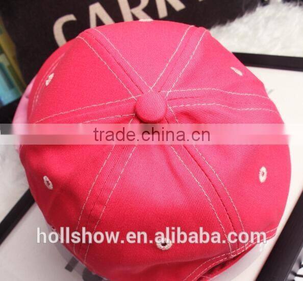 2016 Newest Fashion Simple Fresh Fruit Embroidery Men Women Curve Brim Plain Baseball Caps