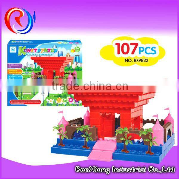 Plastic children diy building blocks toys