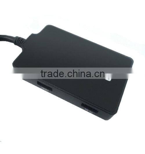 Amaxtek White/ Black USB2.0 3.0 4 Port Hub with LED Indicator For USB Charging