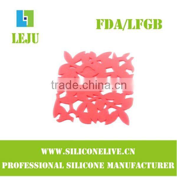 Disposable food grade silicon coaster for cup