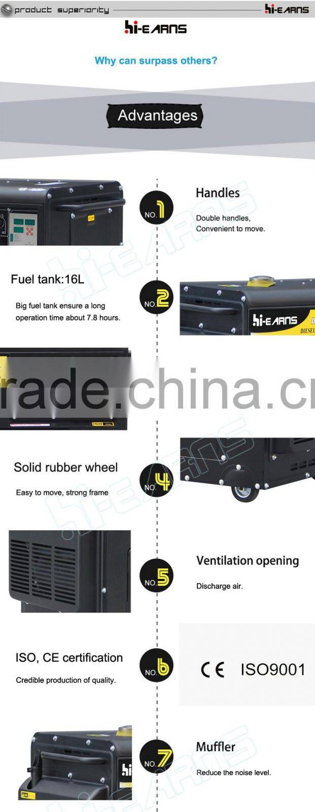 5KW made in China silent diesel generator