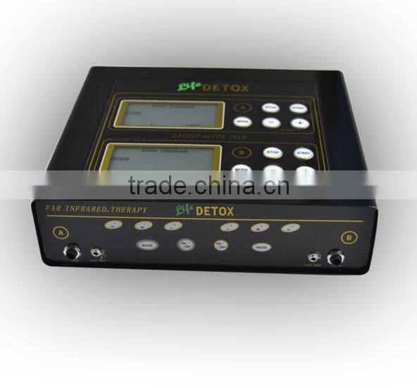 hot selling customized ion cleanse foot bath spa detox machine body detox spa dual body toxin removal machine with great price