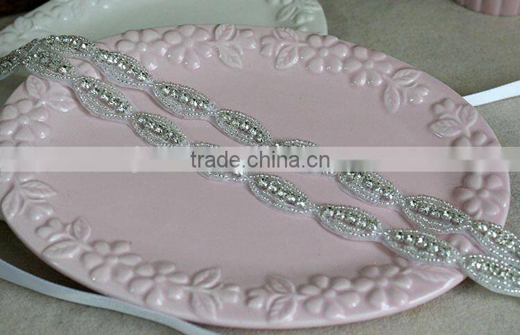 Wedding Romantic Crystal Rhinestone Headband Bride High Quality Hair Jewelry Bridal Vintage Hair Accessories