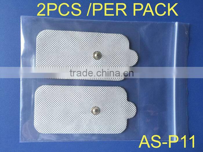 Replaceable stick TENS electrodes/electrode pads