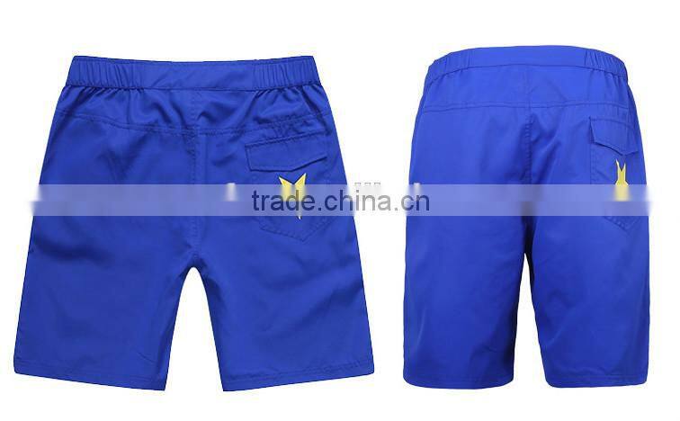 China clothing factory supply blue boardshorts