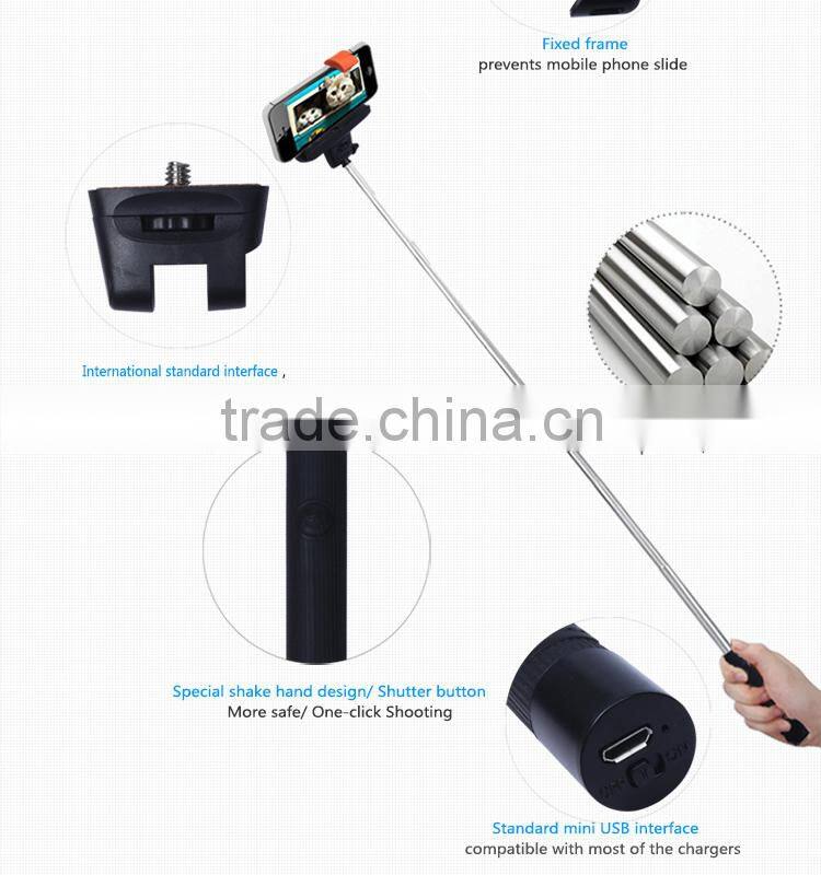 2015 Hot Selling Bluetooth Smartphone Self Timer,Selfie Bluetooth Monopod (NT-BZ001-BT)