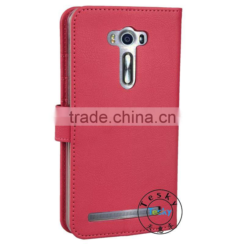 Case for Asus zenfone 2 laser ze500kl with card holders,wallet case for Asus zenfone 2 laser ze500kl