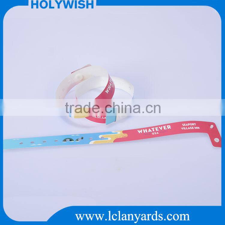 Paper cute printing wristband for kids one time use