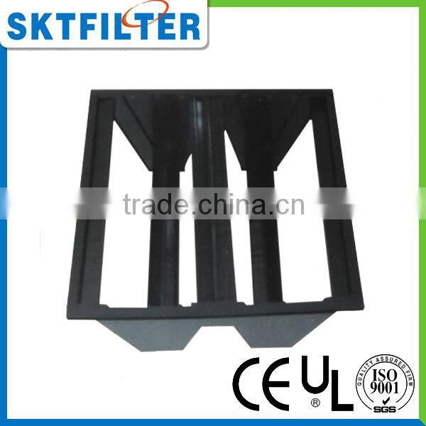 V bank plastic frame for air filters blue or black color hot sale
