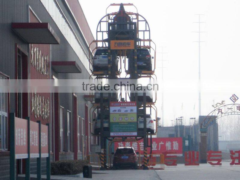 Robtic rotated multi-level parking system