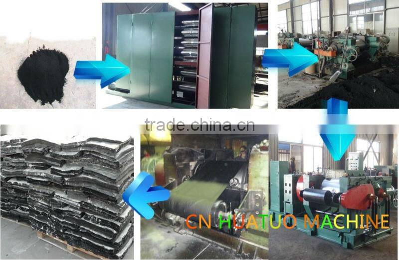 High Density 12-15Tons Per Day Reclaimed Rubber Line