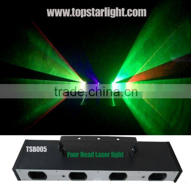 Four head RGB or RGBY or RGB+UV color laser/laser disco effect light