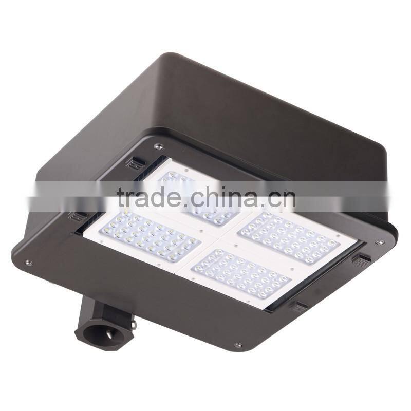 High lumen led shoebox light outside