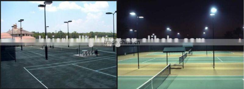 High lumen led shoebox light outside