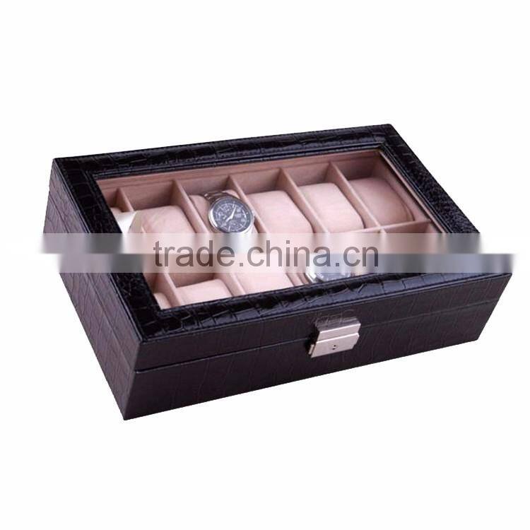 Custom Made 12 Slots Wooden Modern Watch Winder Boxes.