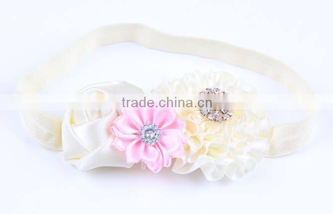 double elegant flowers elastic pony hair bands hair accessories for dreadlocks