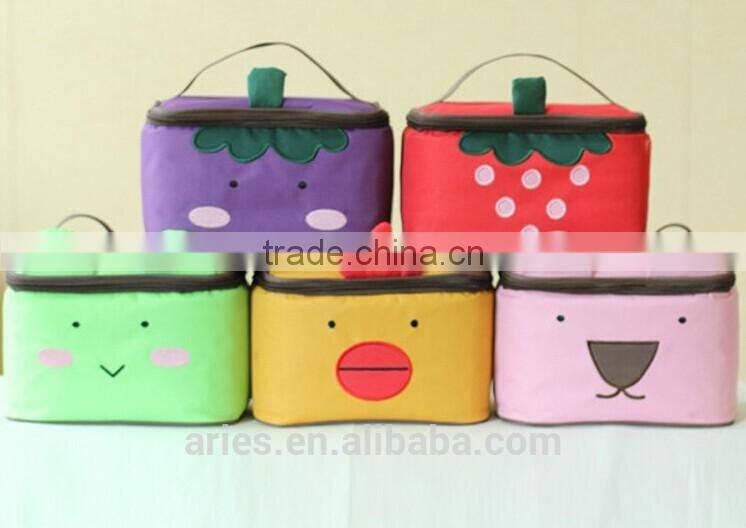 single cartoon multicolor lunch bag insulation package bag waterproof ice bag fresh milk pack