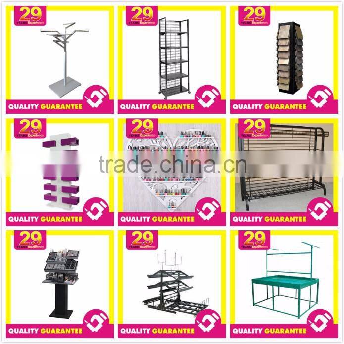 Floor Shoe Display Rack Shelves with Wheels Shoe Store Display Racks