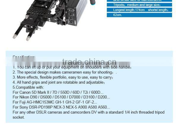 Good Quality Wieldy Shoulder Mount Video Camera
