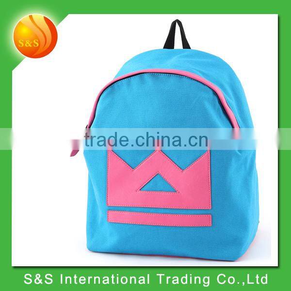 one compartment leisure professinal cheap canvas backpack