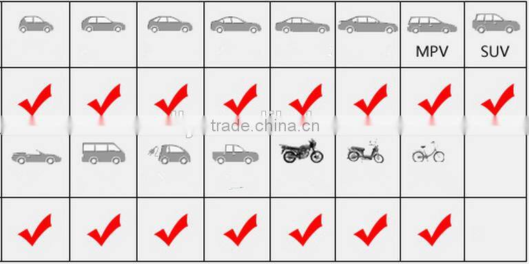 12v Two Cylinder 250 Psi Car Portable Air Compressor with 3 Nozzle Adpaters