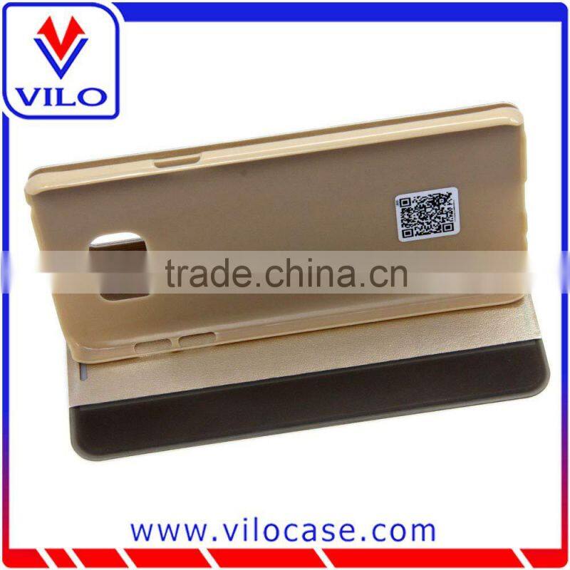 Combo colors smart leather cover for Samsung Salaxy Note 5