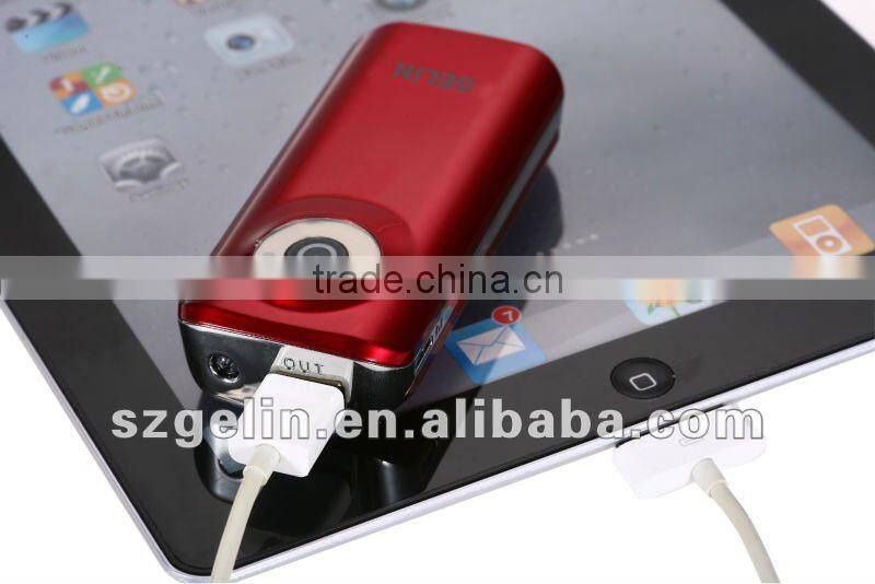 micro usb output portable travel charger power bank