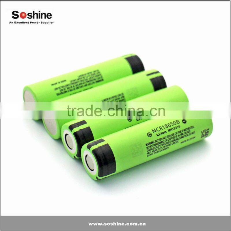 original made in Japan NCR18650B 3400mah battery for ecig mods