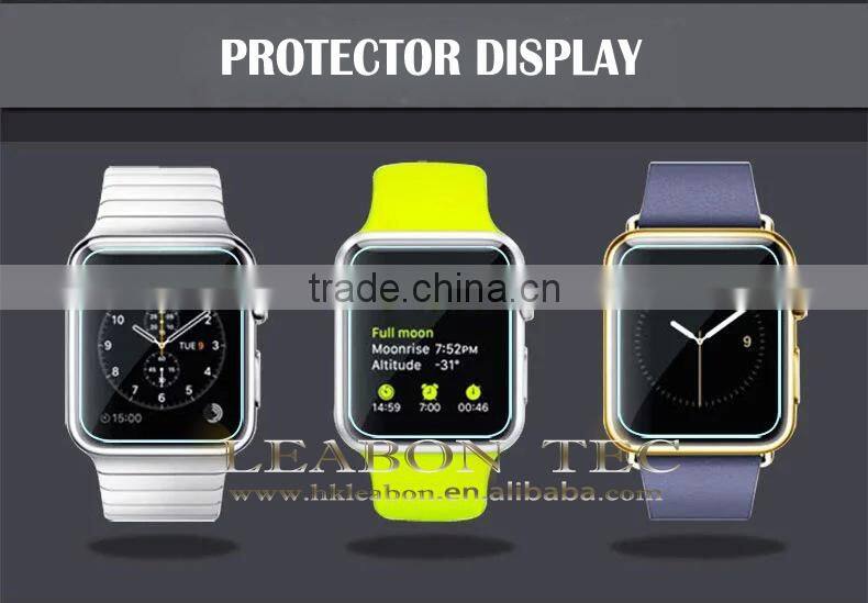 2015 Hot sale 0.25mm 2.5 Degree explosion-proof tempered glass screen protectors for Apple watch