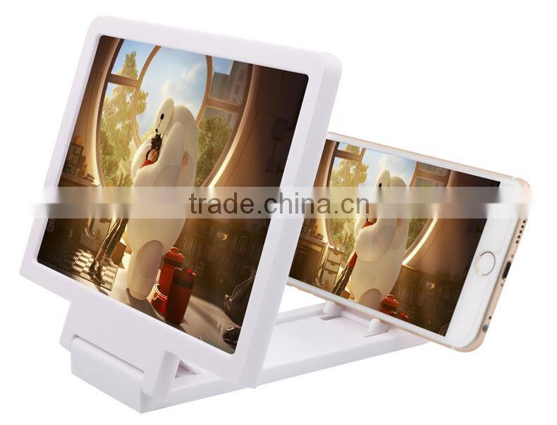 Foldable mobile phone LCD LED screen magnifier bracket,mobile phone screen magnifier Enlarge stand Cellphone Magnifier
