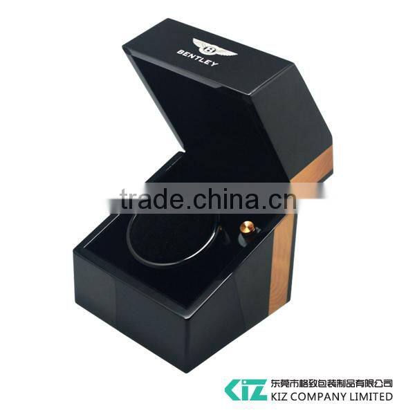 Deluxe Automatic Wooden Watch Winder with Acrylic Window