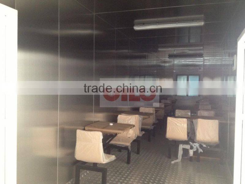 Dubai project ISO LPCB ABS certification mobile kitchen container