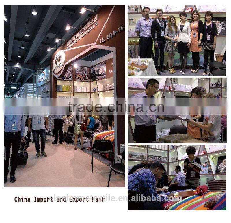 100% cotton 133*72 40s*40s reactive printting luxury quilt cover set with zipper