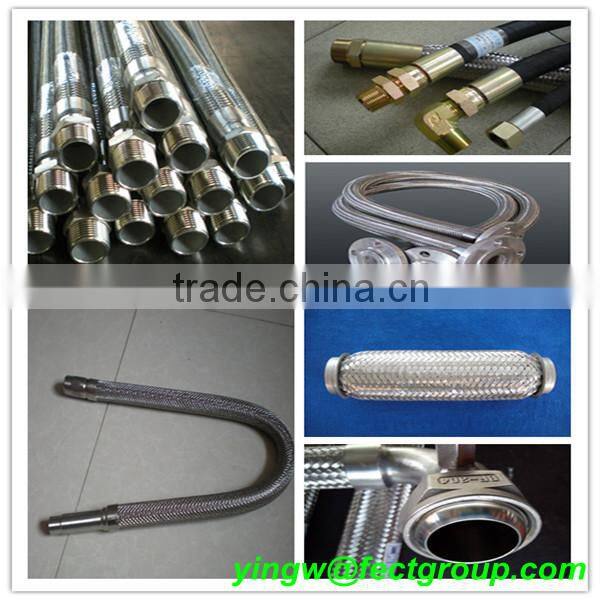 weld stainless steel fire hose/fire sprinkler flexible/corrugated flexible metal hose for firefighting exported to Germany