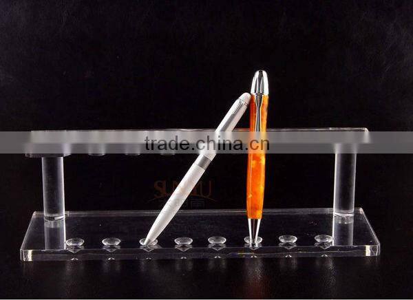 Custom Design Clear Acrylic Pen Display stand