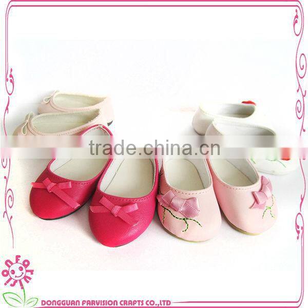 Sampling Doll shoes for 18 inch Vinyl doll shoes in stock