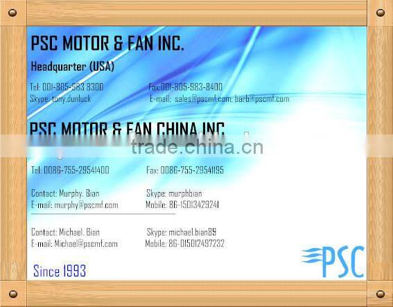 PSC Pastic EC Industrial Centrifugal Fan 190 x120mm for Ventilation System