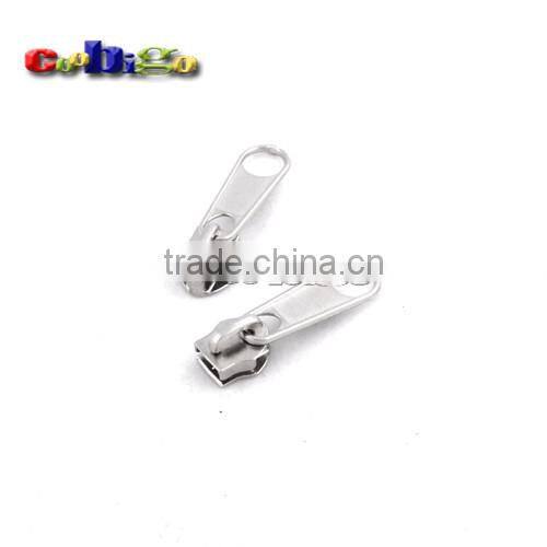 5# Non Lock Zipper Slider Zinc Alloy Silver For Nylon Zippers DIY Garment Suit Jacket Coat Bag Handbag #FLQ143-S