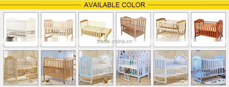 WBC-22B hot selling euro UK style multi-purposes baby cot dimensions, baby cot wheels