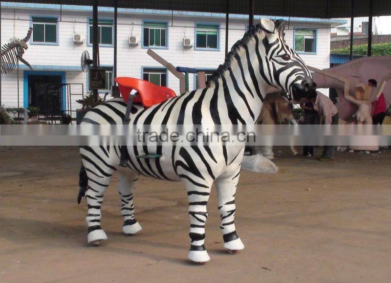 Animatronic walking animals for kids ride