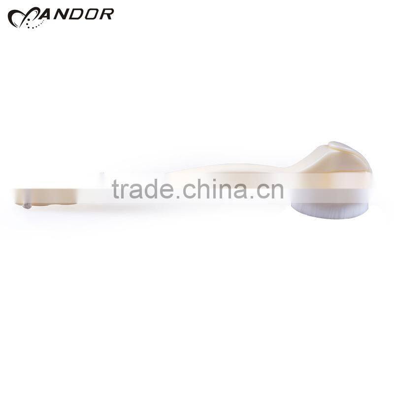 White jade color detachable long plastic handle woman body back brush